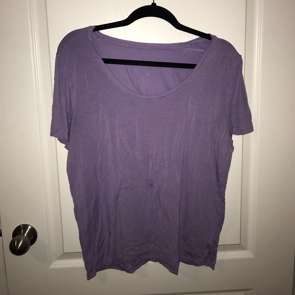 Drop neck shirt